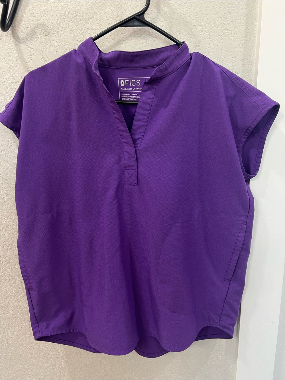 FIGS Women's Ultra Violet Rafaela Scrub Top